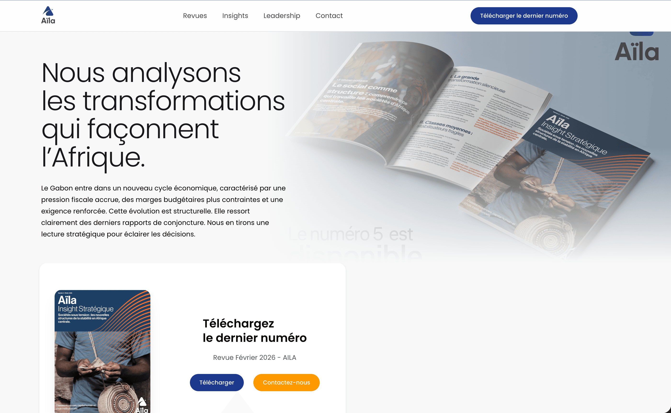 AILA — Site de conseil stratégique